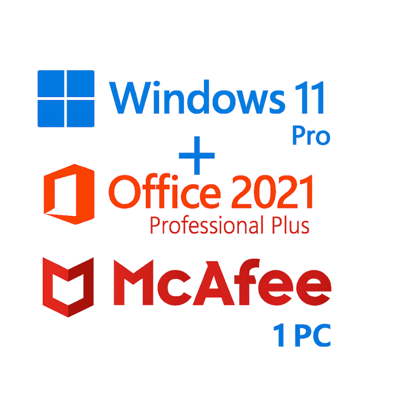Windows 11 + Office 365 + McAfee Antivirus